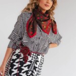 apaszka jedwabna dwustronna wisnie spadiora 34