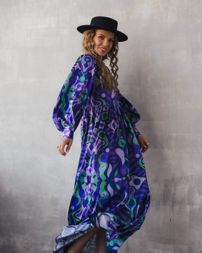 jedwabna sukienka etera spadiora 9