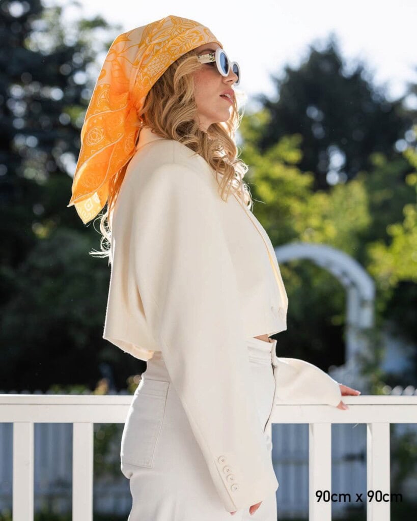 apaszka jedwabna dwustronna totem spadiora 9