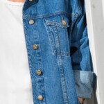 kurtka jeansowa safari kwiaty zodiaku pedzel spadiora 17