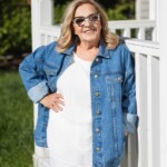 kurtka jeansowa safari kwiaty zodiaku pedzel spadiora 18