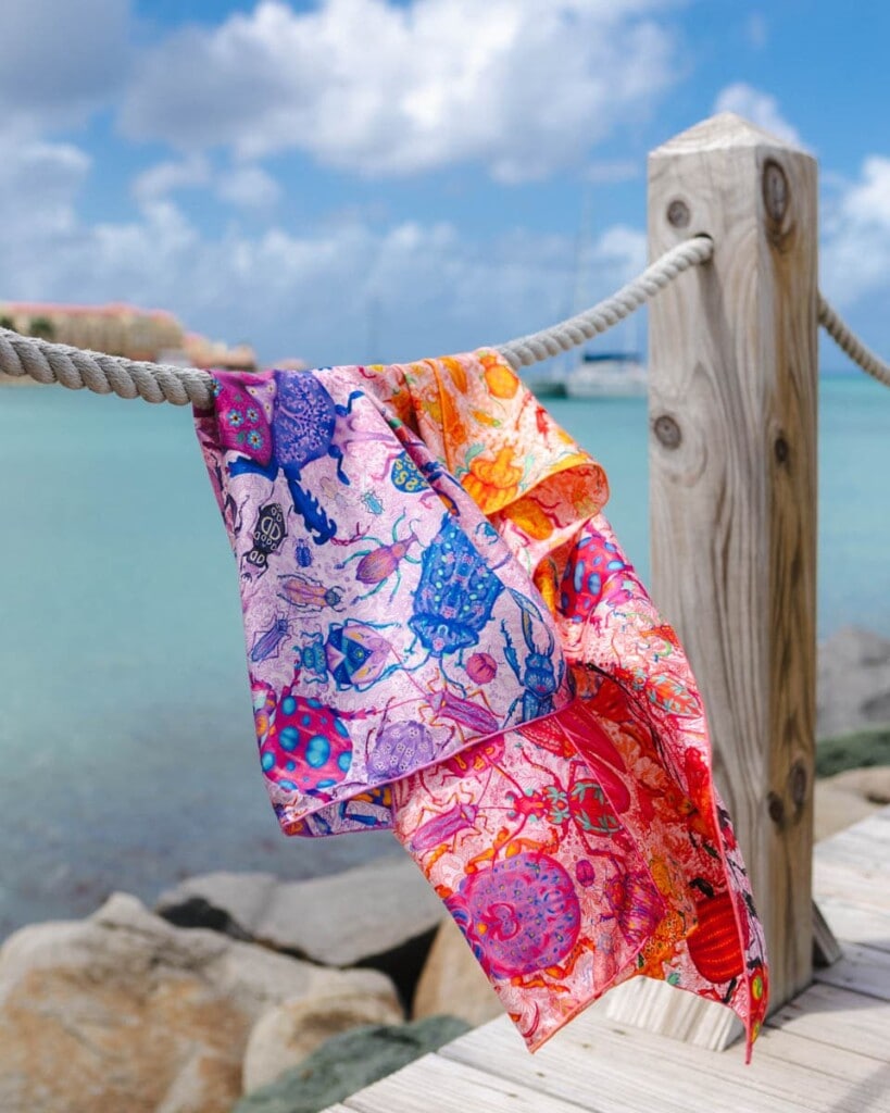 apaszka jedwabna dwustronna żuki spadiora 35