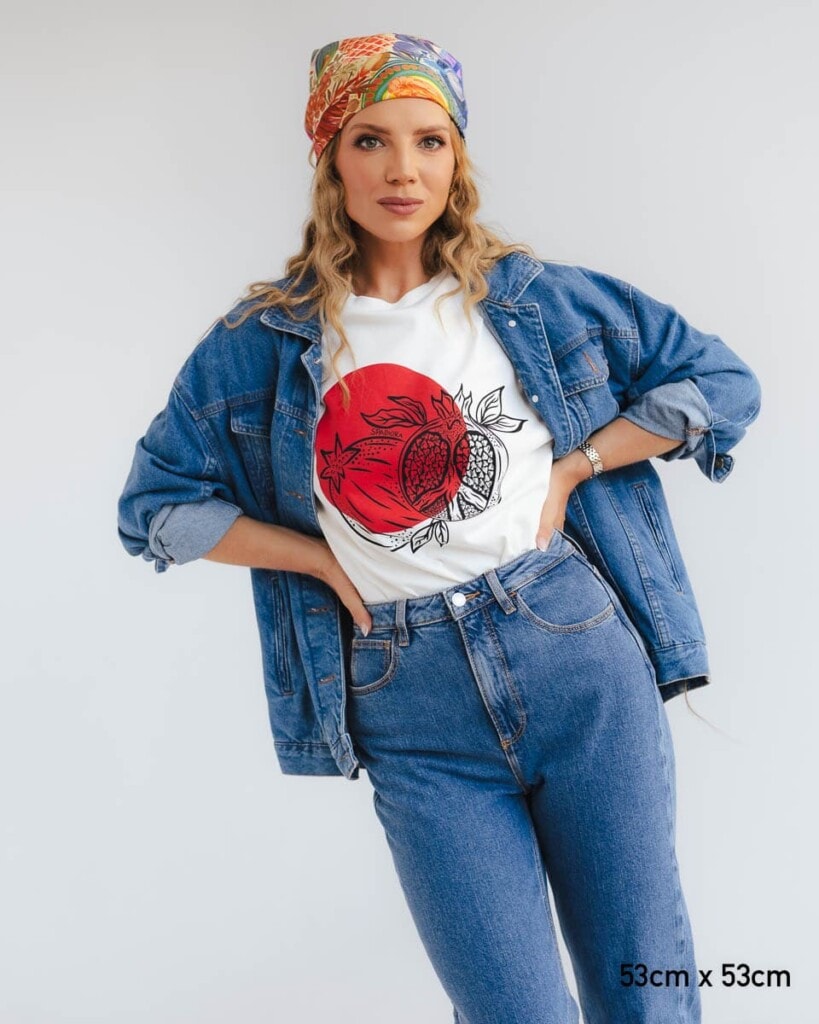 apaszka jedwabna dwustronna frykasy spadiora 17