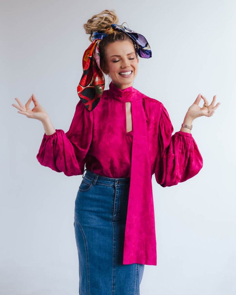 apaszka jedwabna dwustronna frykasy spadiora 38