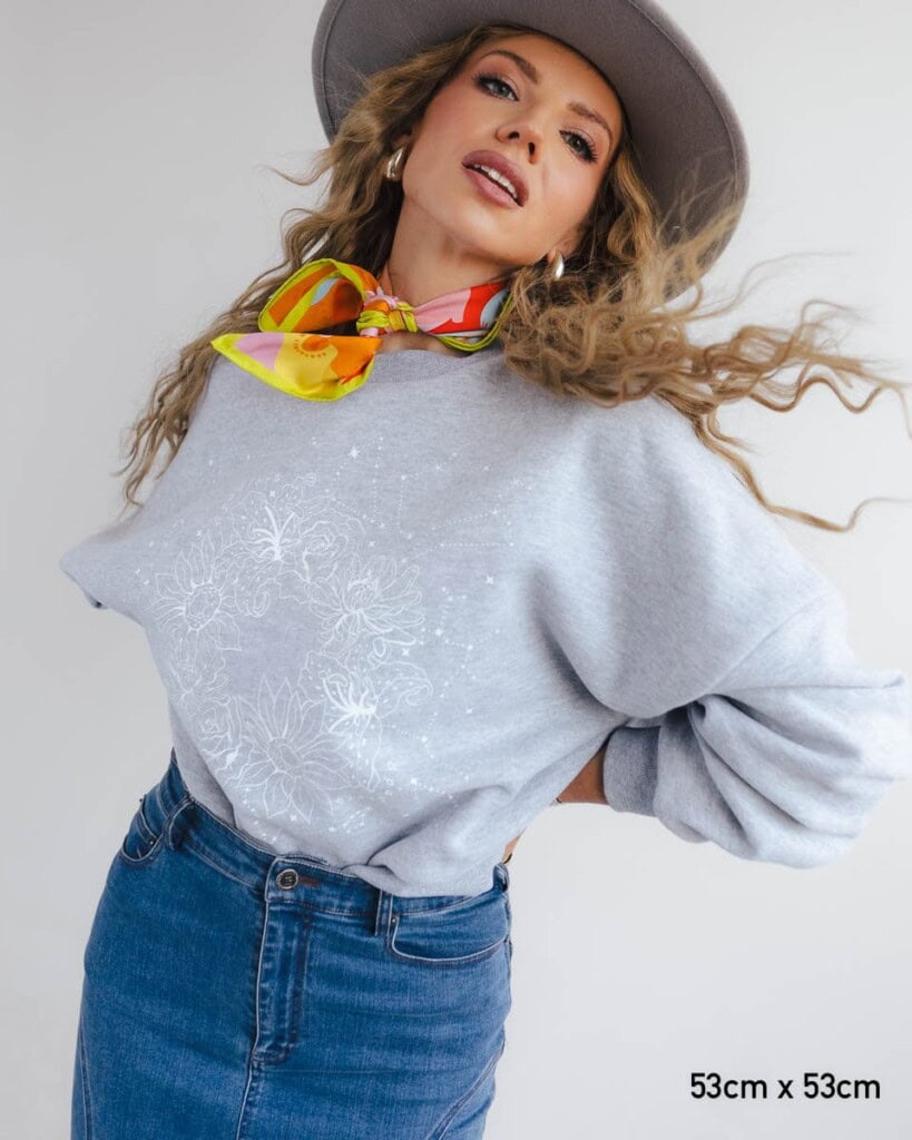 apaszka jedwabna dwustronna self love first spadiora 14