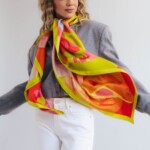 apaszka jedwabna dwustronna self love first spadiora 6