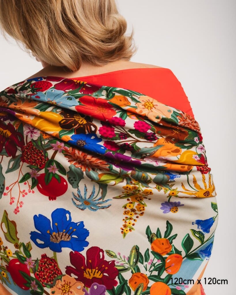 chusta welniano jedwabna dwustronna dojrzalosc spadiora 6