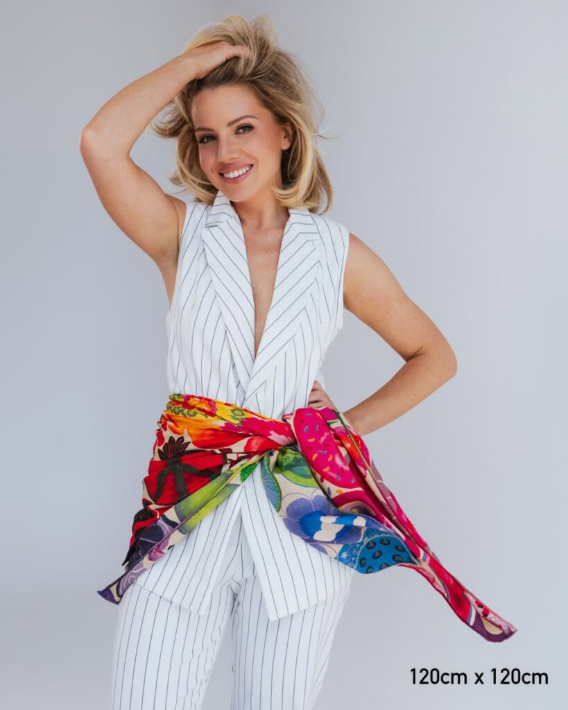 chusta welniano jedwabna dwustronna frykasy spadiora 1