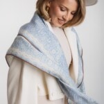 chusta welniano jedwabna dwustronna koronka blawatna spadiora 6