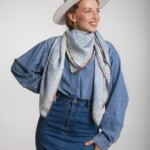 chusta welniano jedwabna dwustronna koronka blawatna spadiora 7