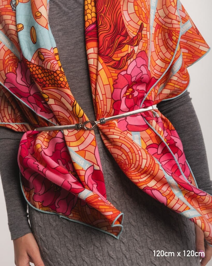 chusta welniano jedwabna dwustronna rok drewnianego smoka spadiora 5