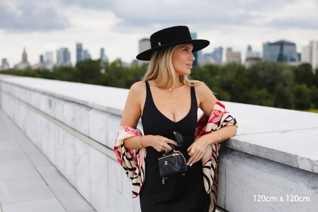 chusta welniano jedwabna dwustronna rok weza spadiora 18