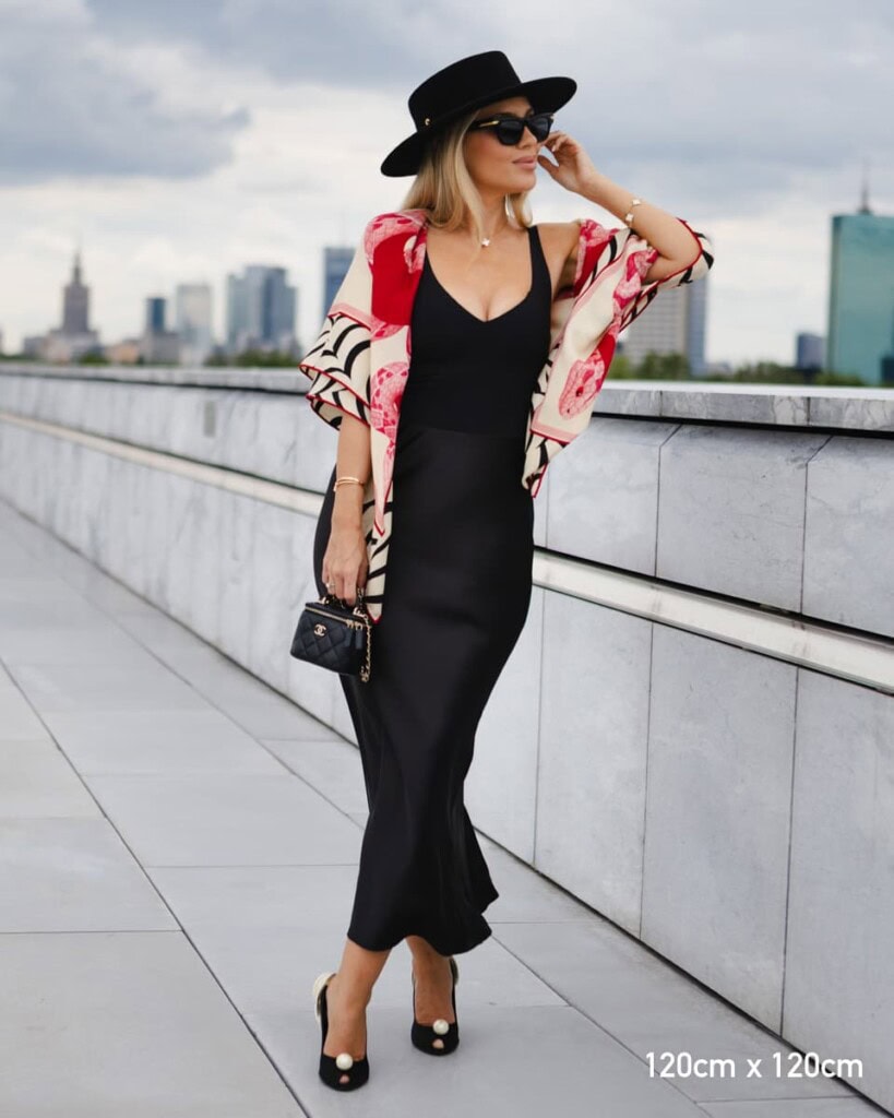 chusta welniano jedwabna dwustronna rok weza spadiora 21