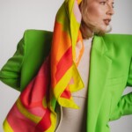 chusta welniano jedwabna dwustronna self love first spadiora