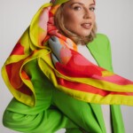 chusta welniano jedwabna dwustronna self love first spadiora 2