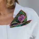 poszetka jedwabna meska dwustronna pomander spadiora