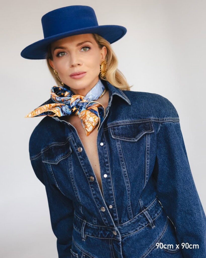 apaszka jedwabna dwustronna dzień i noc spadiora 6