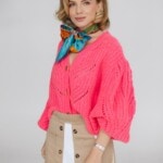 apaszka jedwabna dwustronna kwiaty podwodne spadiora 7