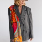 chusta welniano jedwabna dwustronna fauna spadiora 4