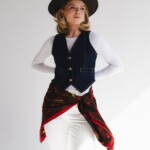 chusta welniano jedwabna dwustronna wisnie spadiora 1