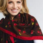 chusta welniano jedwabna dwustronna wisnie spadiora 7