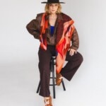 chusta welniano jedwabna dwustronna zywioly spadiora