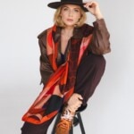 chusta welniano jedwabna dwustronna zywioly spadiora 2