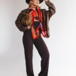 chusta welniano jedwabna dwustronna zywioly spadiora 5