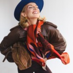 chusta welniano jedwabna dwustronna zywioly spadiora 9