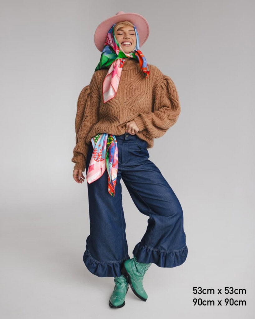 apaszka jedwabna dwustronna sen spadiora 6