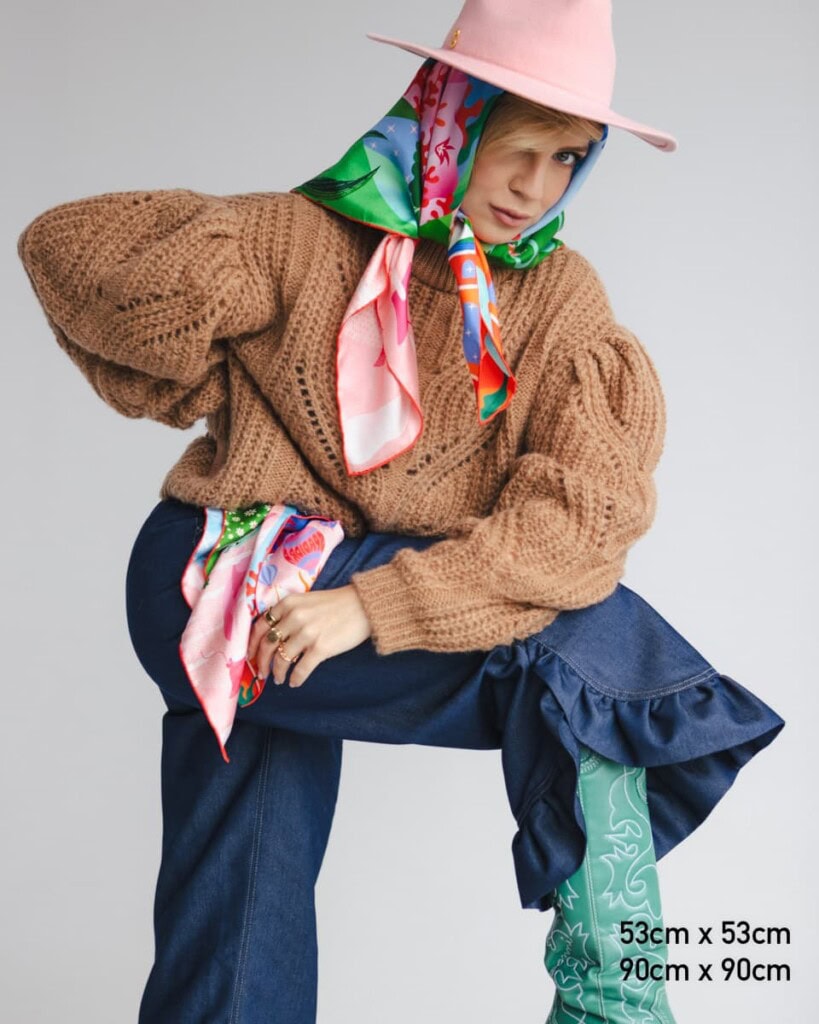 apaszka jedwabna dwustronna sen spadiora 8