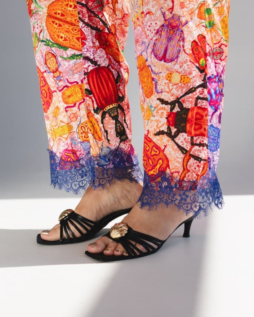 jedwabna pizama senso zuki zestaw z dlugimi spodniami spadiora 2