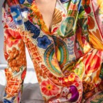 jedwabna satynowa pizama vesperto frykasy z dlugim rekawem i szortami spadiora 5