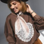 bluza movado brazowa spadiora 8