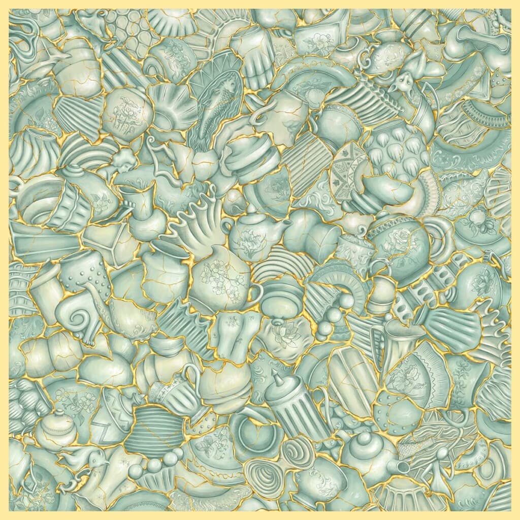 wzor kintsugi spadiora