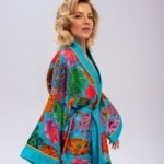 jedwabne kimono kwiaty podwodne spadiora 11