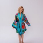 jedwabne kimono kwiaty podwodne spadiora 3