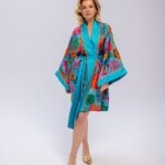 jedwabne kimono kwiaty podwodne spadiora 6