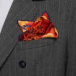 poszetka jedwabna meska dwustronna rok ognistego konia spadiora