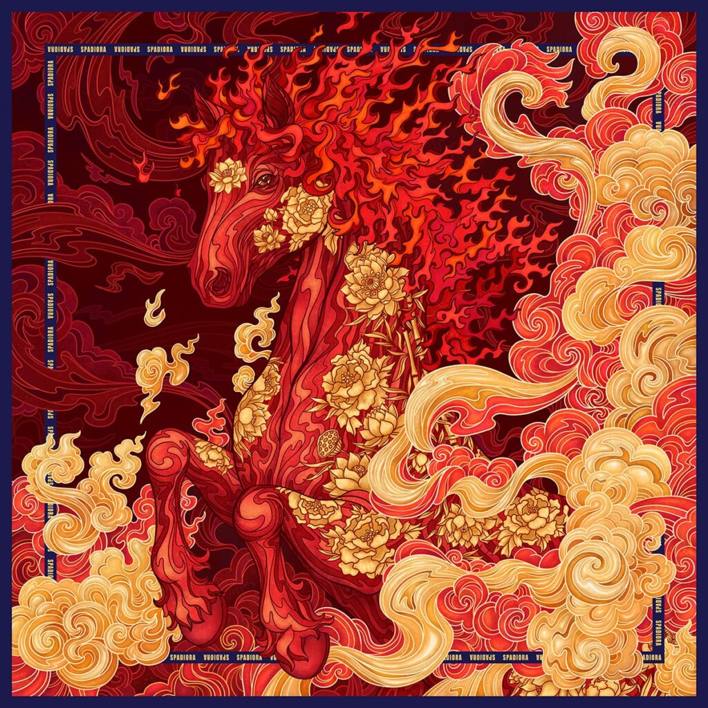 wzor rok ognistego konia spadiora