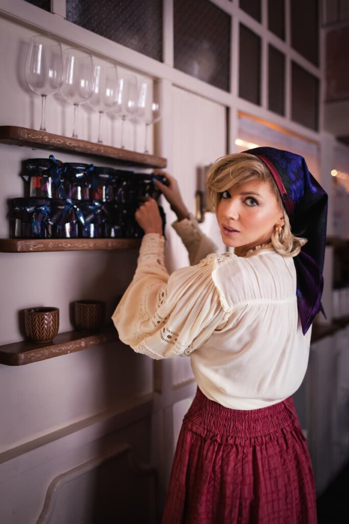 apaszka jedwabna dwustronna powidla spadiora 8