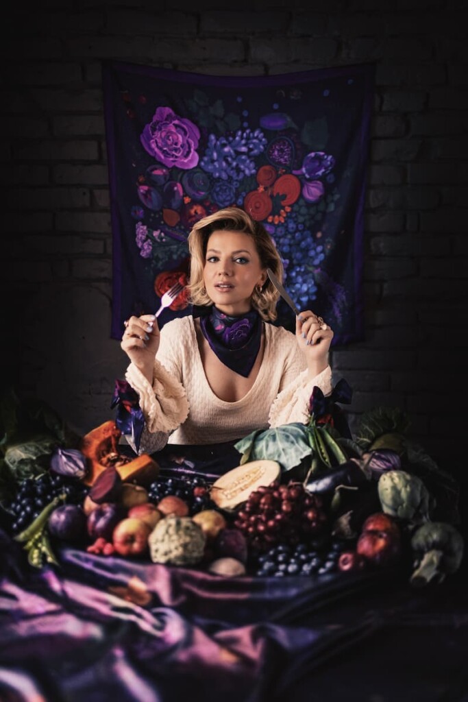 chusta welniano jedwabna powidla spadiora 6