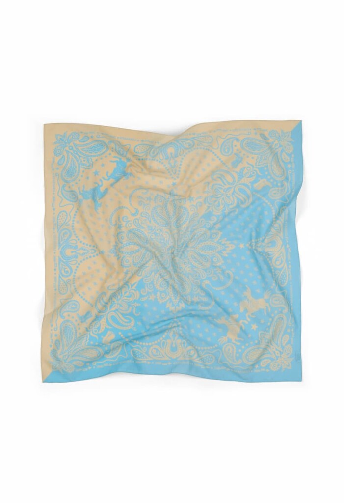 wzor bandana rodeo blekit spadiora 1